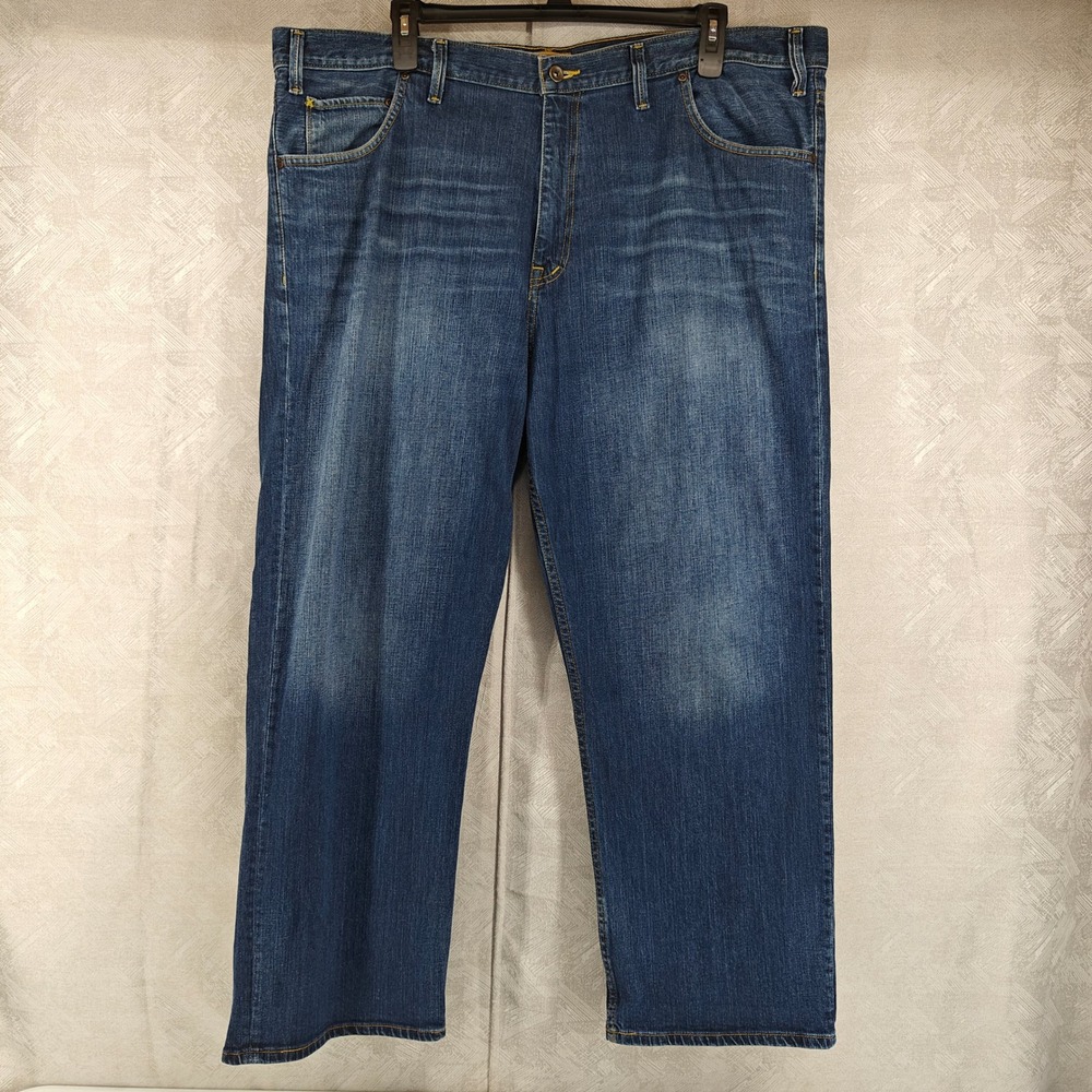 The Foundry Supply Co Jeans Mens 46x30 Blue Flex Denim Straight Leg Big Tall